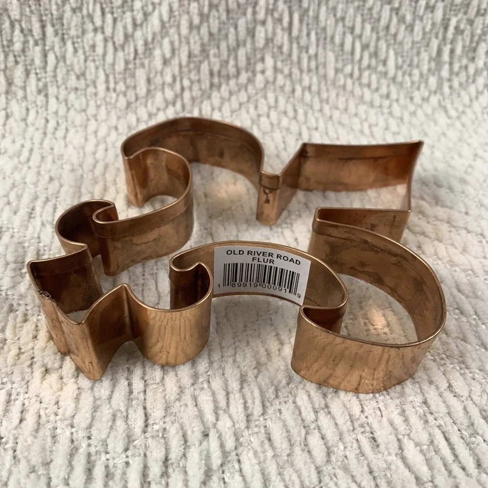 Old River Road Copper Cookie Cutter Fleur‎ Del Lis Mardi Gras Boy Scouts Large